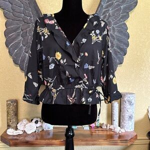 Urban Heritage Floral Crop With Ruffles